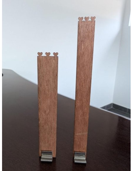 Mèche en Bois en Cœur - Sachet de 1000 pour Bougies